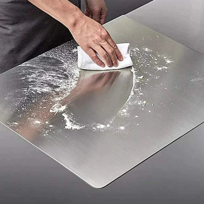 Stainless steel cutting board with lip Multifunctional cutting board | Karnz