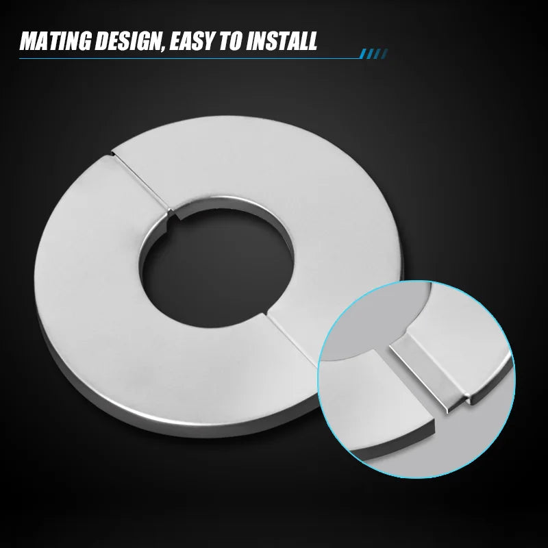 Stainless Steel Faucet Cover Self-Adhesive Faucet Shower Water Pipe | Bowlift