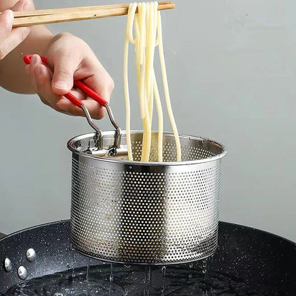 Stainless Steel Fry Basket Mesh Kitchen Fryer Strainer Colander | Skanto
