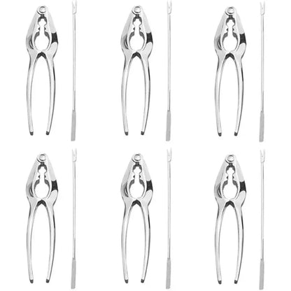 Stainless Steel Kitchen Tools Crackers Picks and Forks Seafood Tools | Bowlift