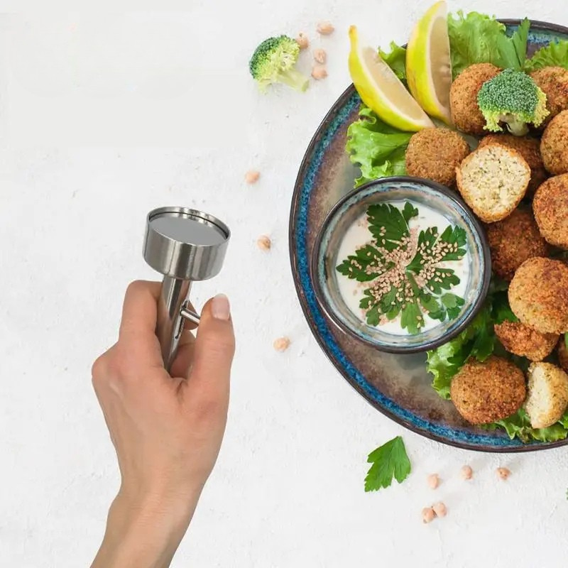 Stainless Steel Non-Stick Meatball Maker Falafel Ball Scoop Molder | Bowlift