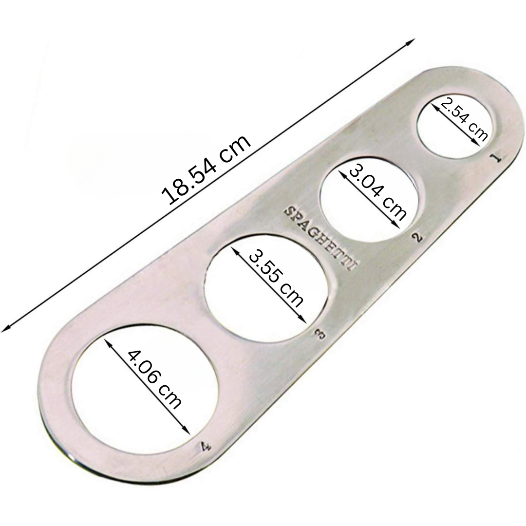 Skanto | Stainless Steel Spaghetti Measure – Quick Pasta Portioning Tool