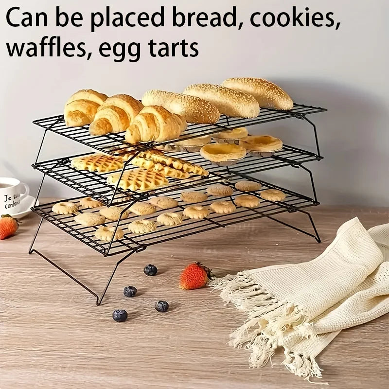 Stainless Steel Stackable Cooling Rack Nonstick Baking Cooling Grid | Bowlift