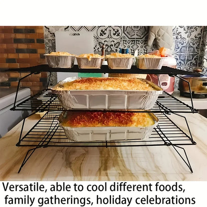 Stainless Steel Stackable Cooling Rack Nonstick Baking Cooling Grid | Bowlift