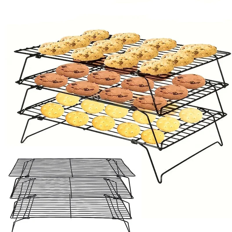 Stainless Steel Stackable Cooling Rack Nonstick Baking Cooling Grid | Bowlift