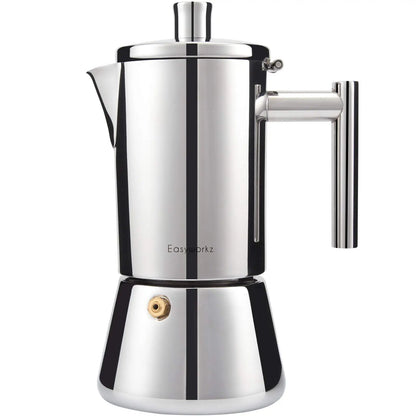 Stainless steel stove espresso maker moka pot coffee machine | Karnz