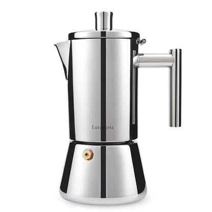 Stainless steel stove espresso maker moka pot coffee machine | Karnz