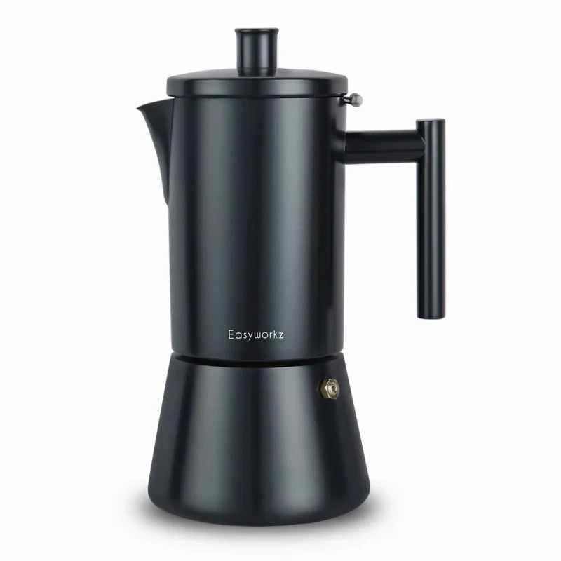 Stainless steel stove espresso maker moka pot coffee machine | Karnz