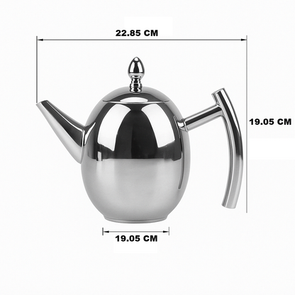 Frendorf | Steel Teapot with Strainer - TeaElegance