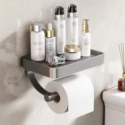 Skanto | Stalux Toilet Paper Holder with Shelf