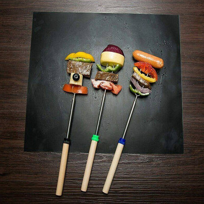 Kalsten | FlameGuard Non-Stick BBQ Grill & Roasting Mats – Heat-Resistant Glass Fibre Cloth (Set of 5)