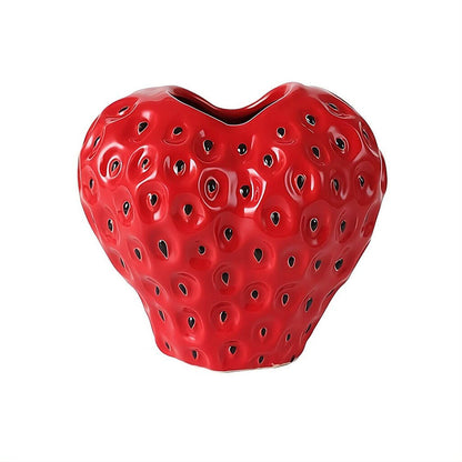 Skanto | Strawberry Textured Ceramic Vase