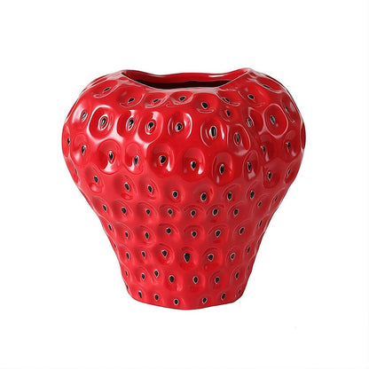 Skanto | Strawberry Textured Ceramic Vase
