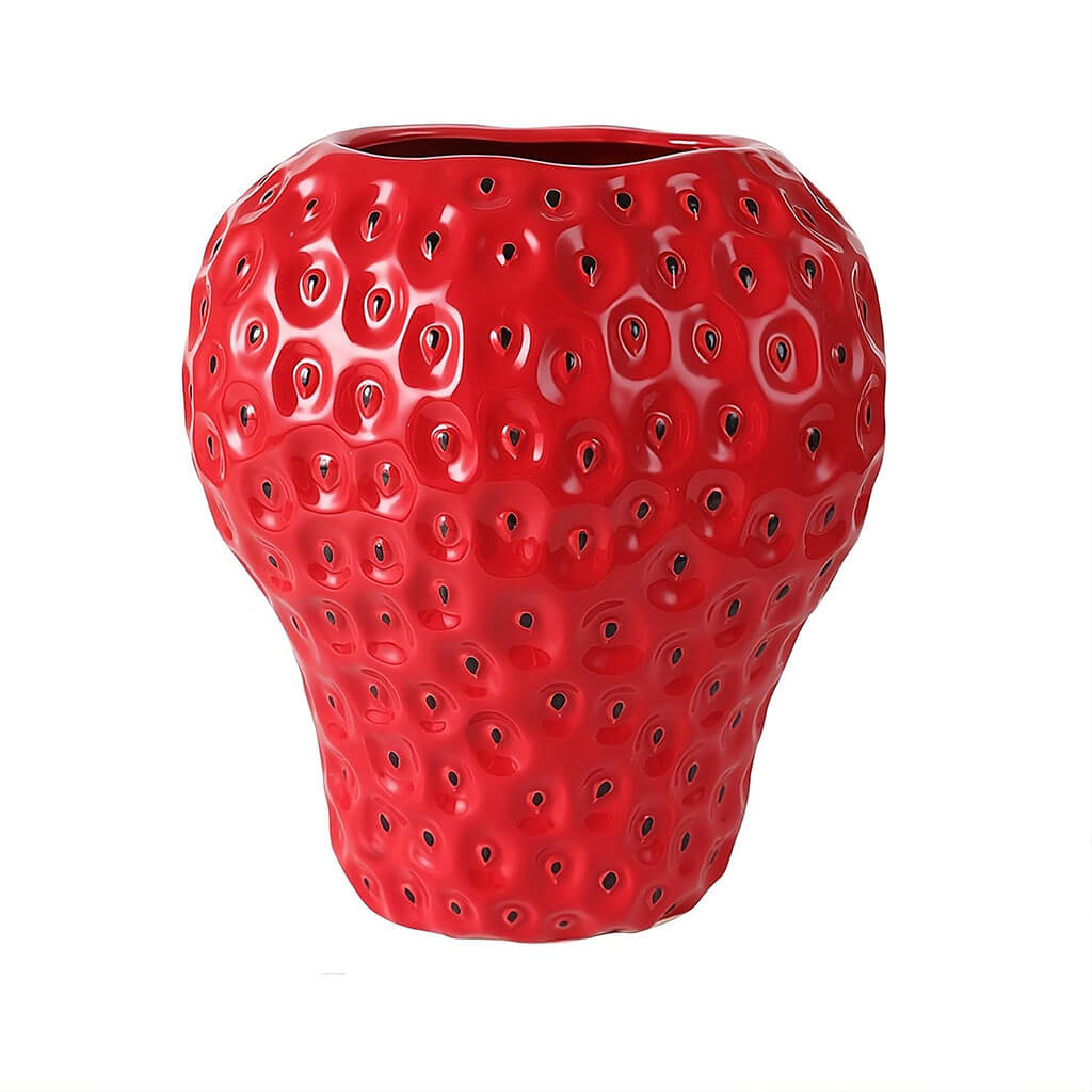 Skanto | Strawberry Textured Ceramic Vase