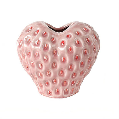 Skanto | Strawberry Textured Ceramic Vase
