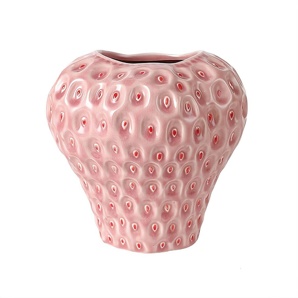 Skanto | Strawberry Textured Ceramic Vase
