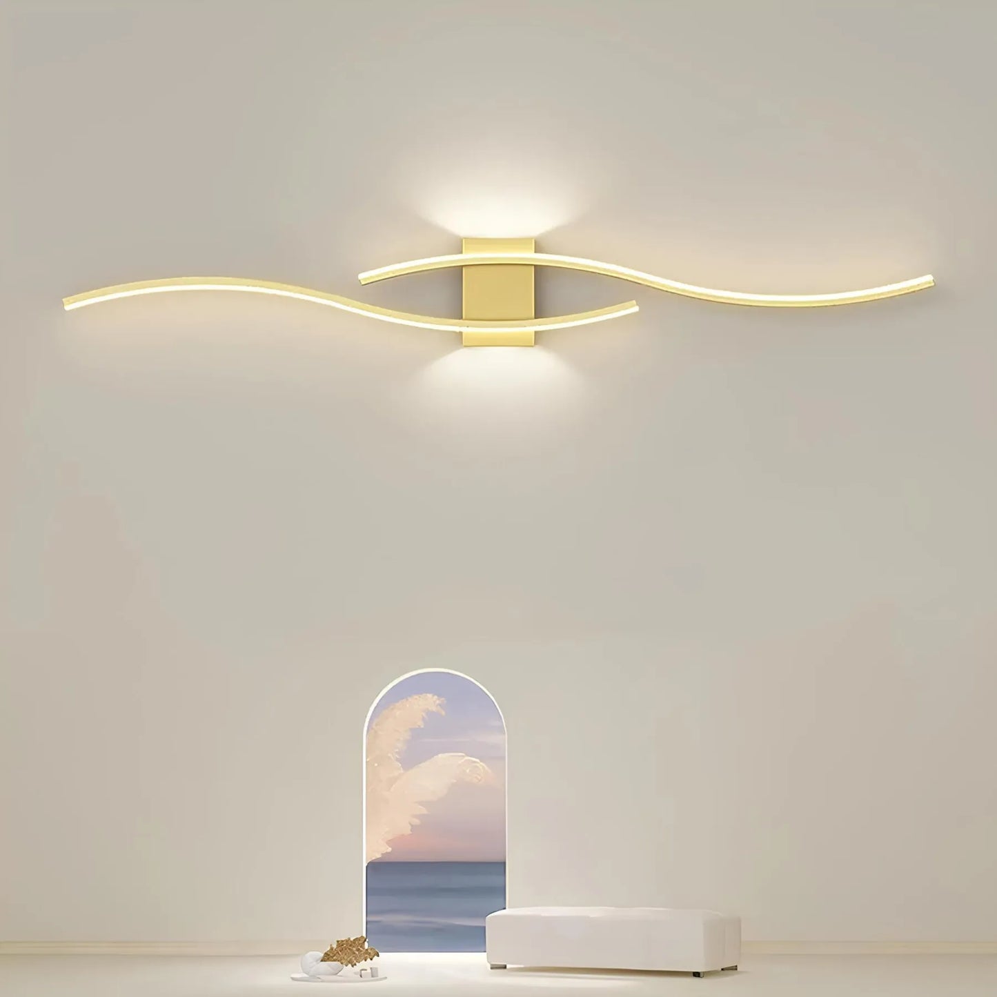 Long wall light bar