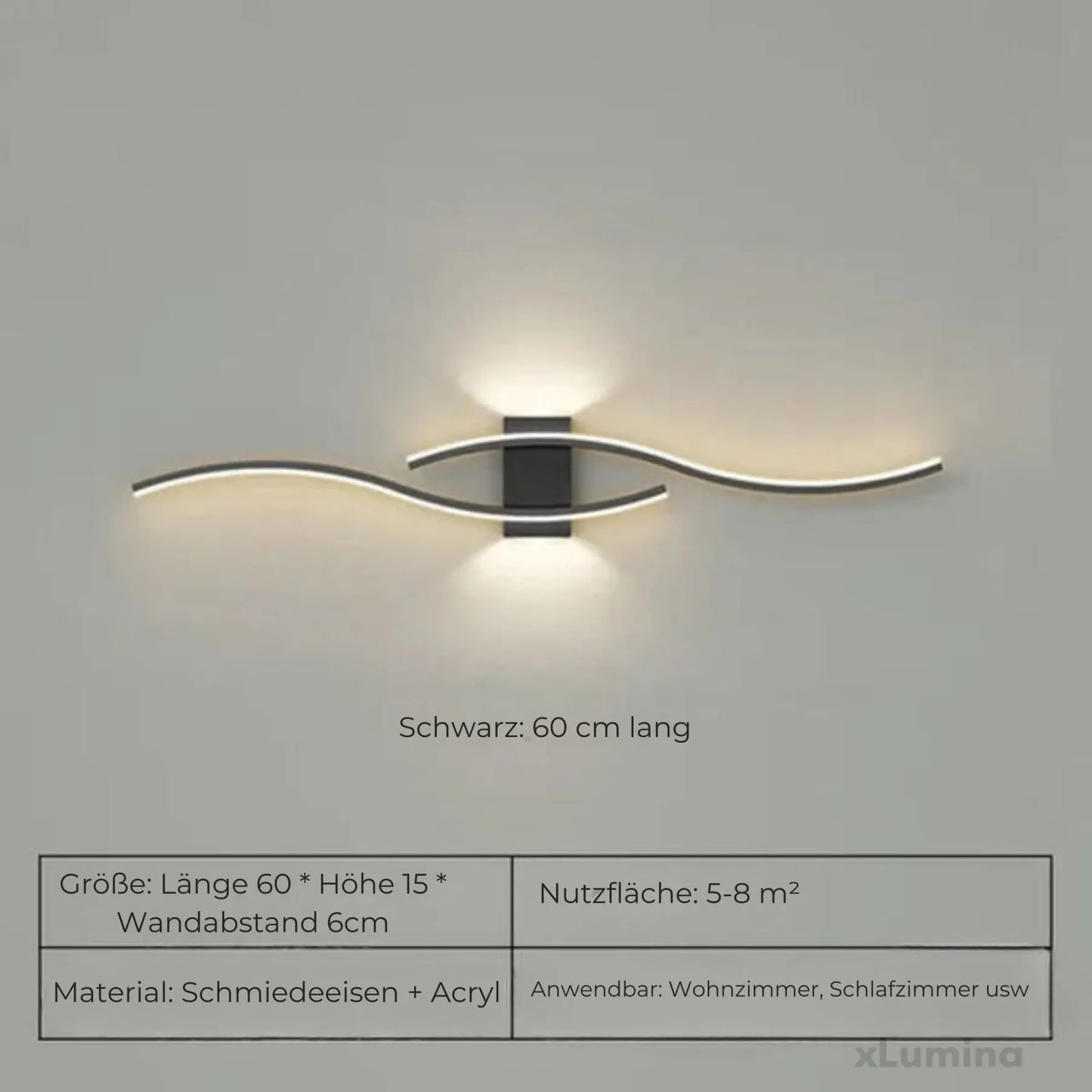 Long wall light bar