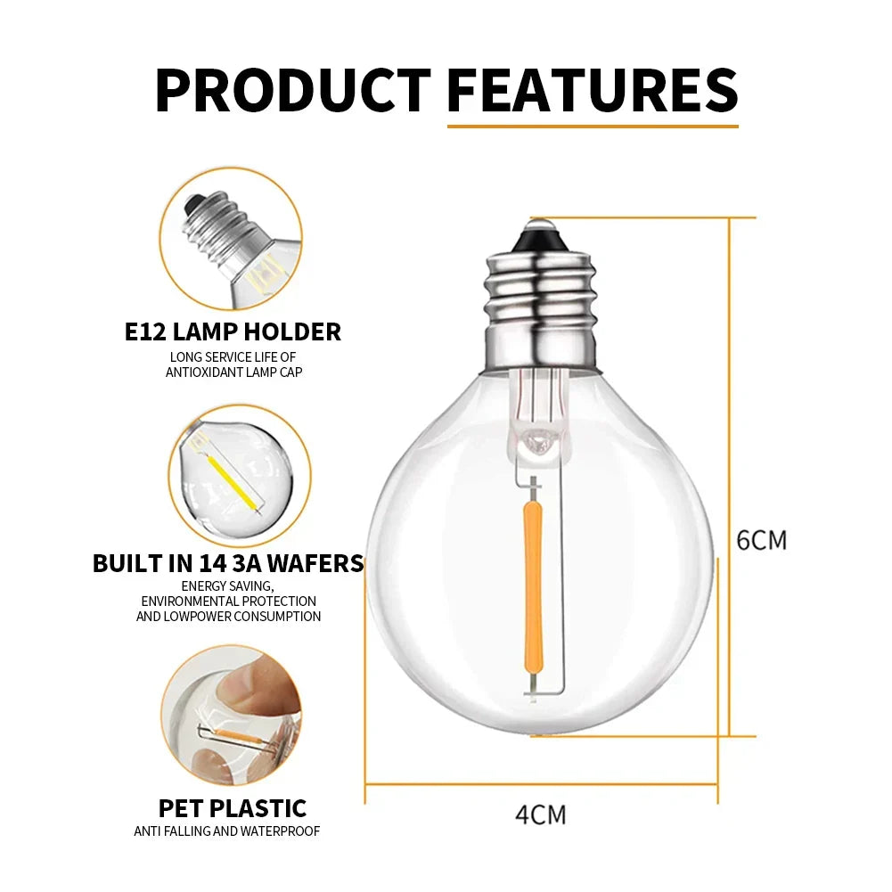 IP45 Waterproof LED Light String for Festival Decoration