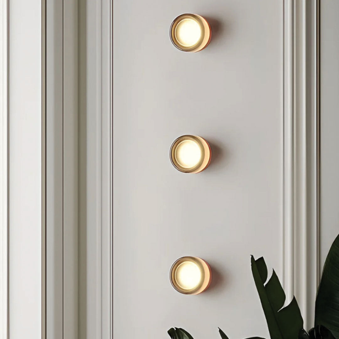 Skanto | Modern Round Acrylic LED Wall Lamp