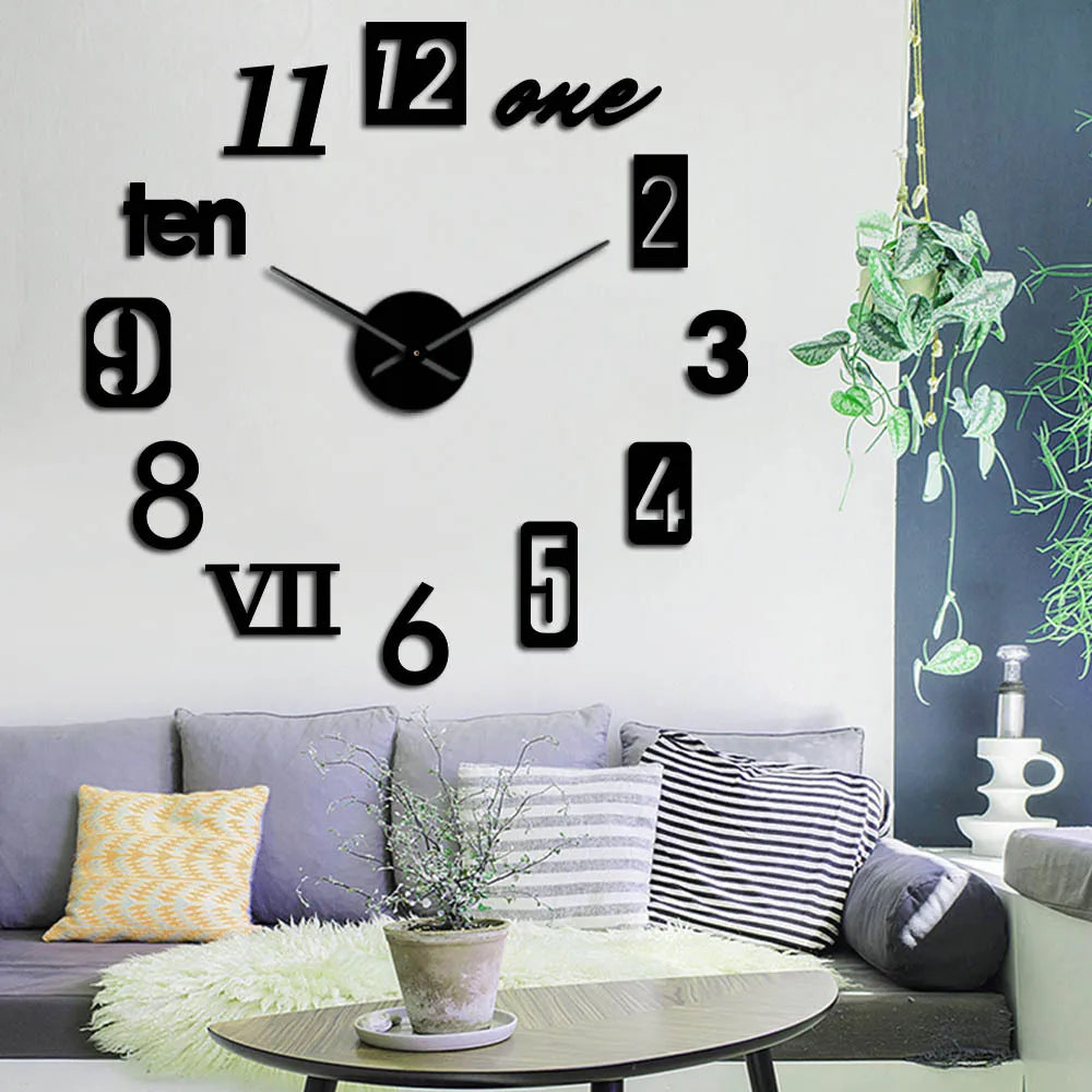 BowLift | Modern Large Decorative Wall Clock