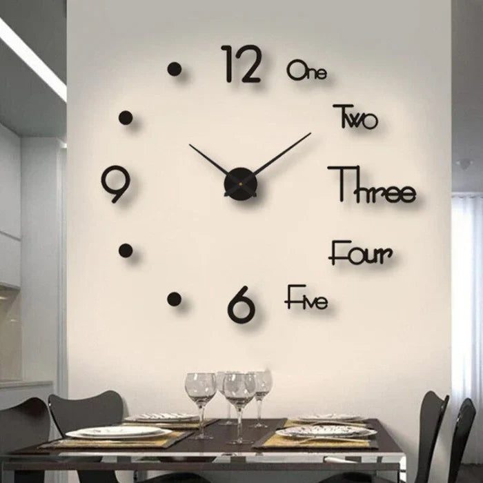 BowLift | Modern Large Decorative Wall Clock