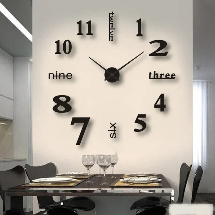 BowLift | Modern Large Decorative Wall Clock
