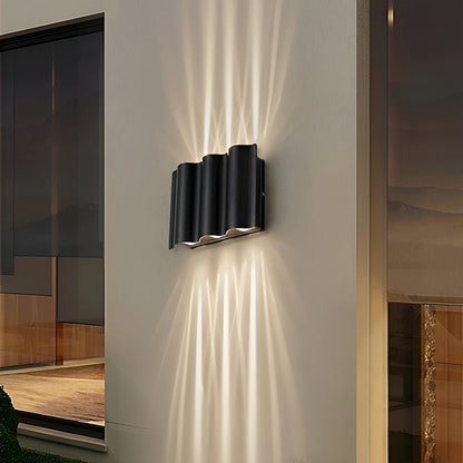 BowLift | Outdoor Black LED Wall Light Fixture