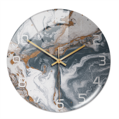BowLift | Stylish Wall Clock with Marble Texture - MarbleTime