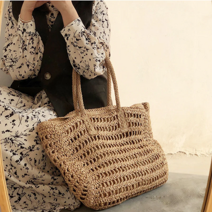 BowLift | Stylish Woven Handbag for Women - BreezeTote