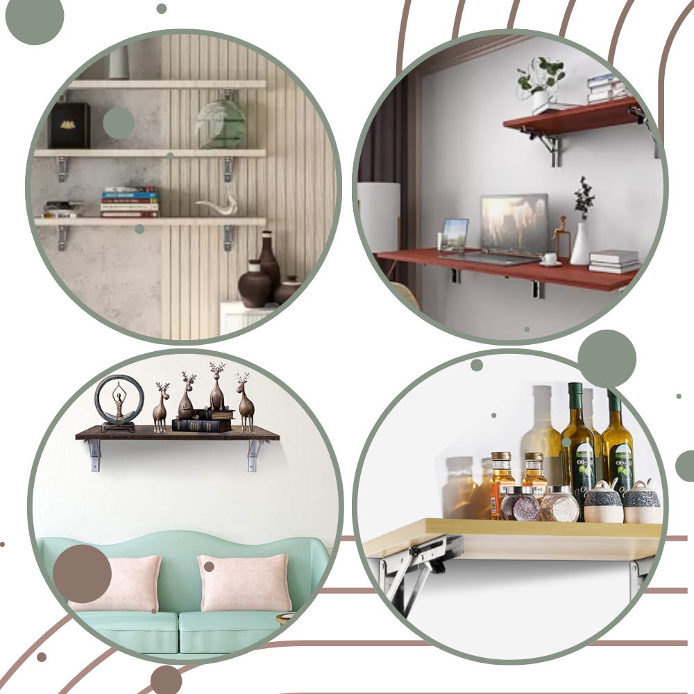 Stylish Wall-Mounted Folding Table