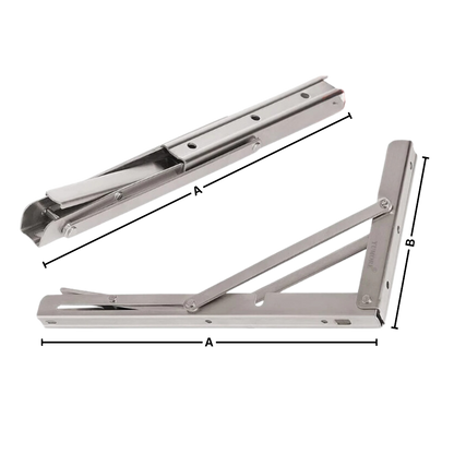 Stylish Wall-Mounted Folding Table