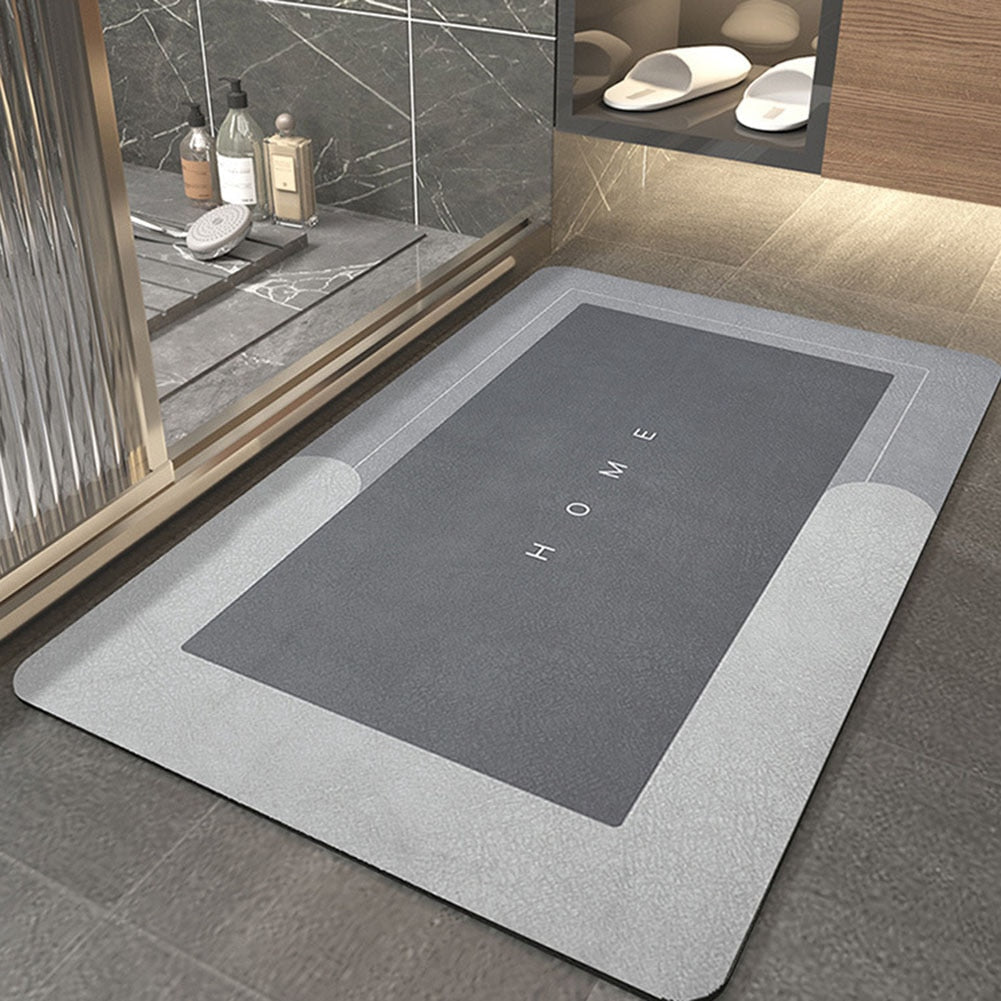 Super absorbent mat, quick-drying