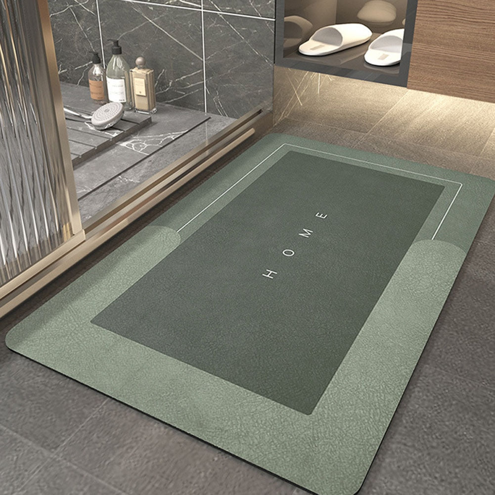 Super absorbent mat, quick-drying