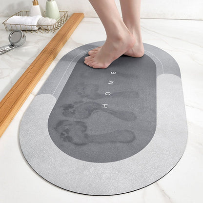 Super absorbent mat, quick-drying