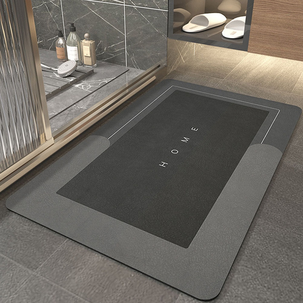 Super absorbent mat, quick-drying