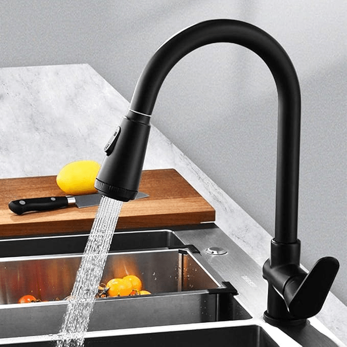 Skanto | SWIFTFLOW – Modern Pull-Out Kitchen Faucet with Touch Sensor