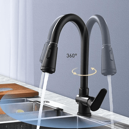Skanto | SWIFTFLOW – Modern Pull-Out Kitchen Faucet with Touch Sensor