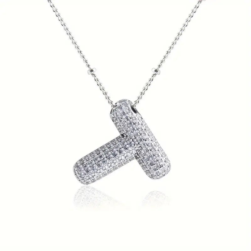 Skanto | Alphabet Diamond Pendant Necklace