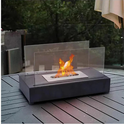 BowLift | Tabletop fire pit with s’mores maker kit – portable mini fireplace for indoor/outdoor use