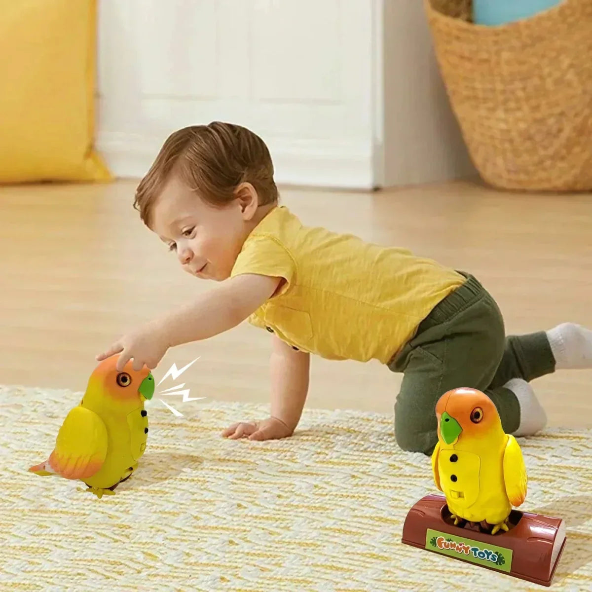 Skanto | Talkybird – Interactive Parrot That Repeats Everything and Brings Laughter
