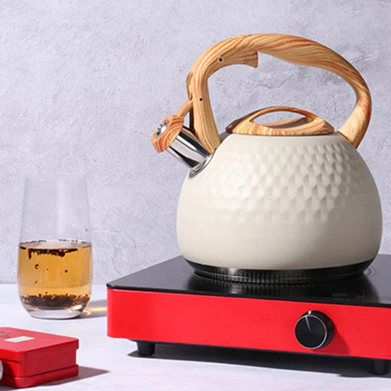Tea kettle with Anti-Scald Handle Stainless Steel Whistling Kettle | Bowlift