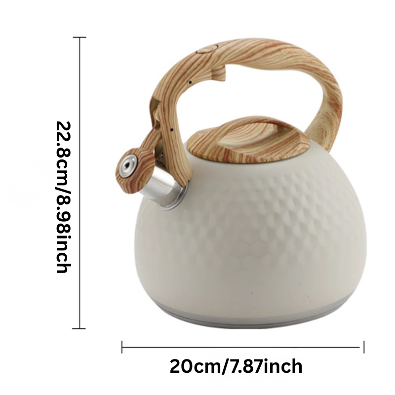 Tea kettle with Anti-Scald Handle Stainless Steel Whistling Kettle | Bowlift