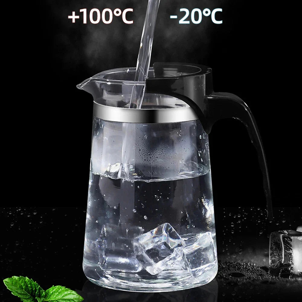 Tea Pot For Tea With Infuser Glass Kettle Heat Resistant Teapot | Bowlift