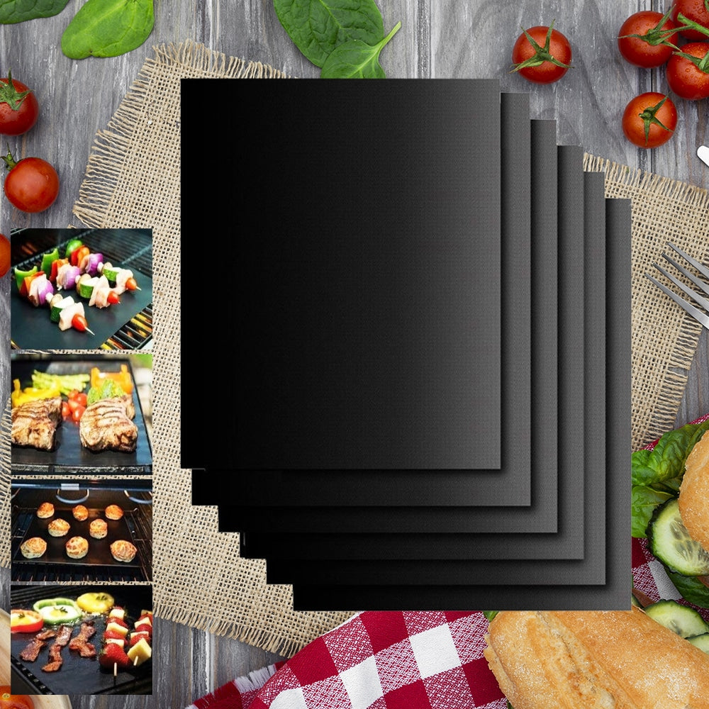 Kalsten | Reusable Non-Stick Glass Fibre Cloth Baking Mats 40 × 33 cm – Set of 5