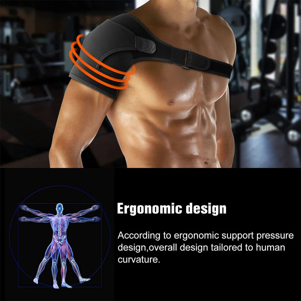 BowLift | MythicGuard™ | Compression Shoulder Brace for Pain Relief & Support | Adjustable Fit for Sports & Daily Use