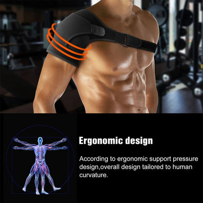 BowLift | MythicGuard™ | Compression Shoulder Brace for Pain Relief & Support | Adjustable Fit for Sports & Daily Use