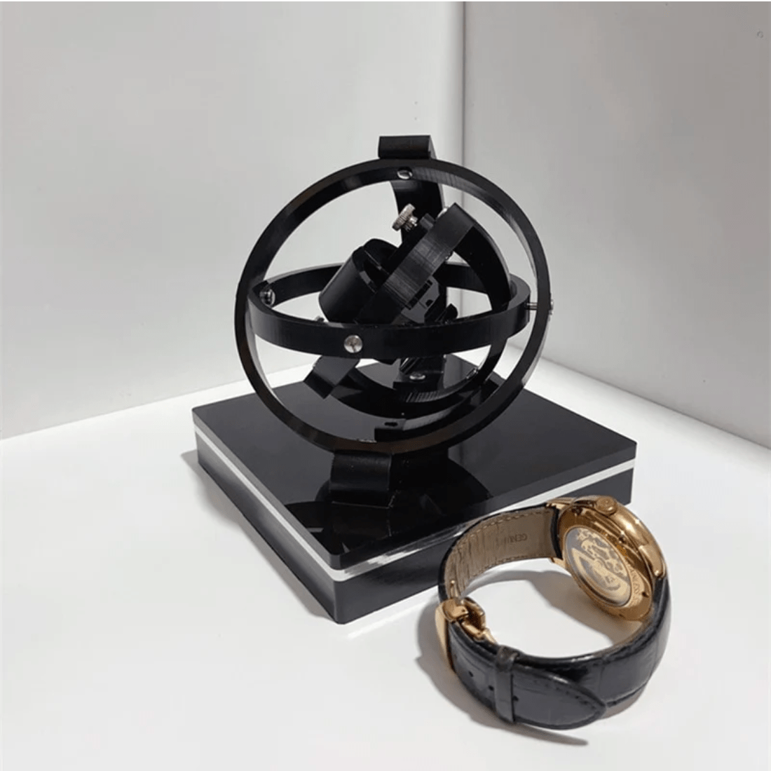BowLift | Luxury Automatic Watch Winder Display Box – Keeps Watches Wound & Elevates Interior Style