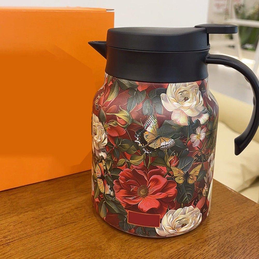 Skanto | Stainless Steel Thermal Teapot with Infuser – Vacuum Insulated 1L Teapot