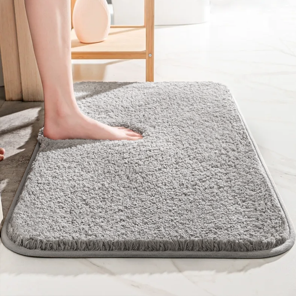 BowLift | SoftStep Luxury Bath Mat – Extra Thick Microfiber Mat with Non-Slip and High Absorption